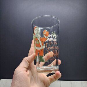 The Simpsons Christmas Pint Drinking Glass Tumbles 6'' Christmas Gift 2010